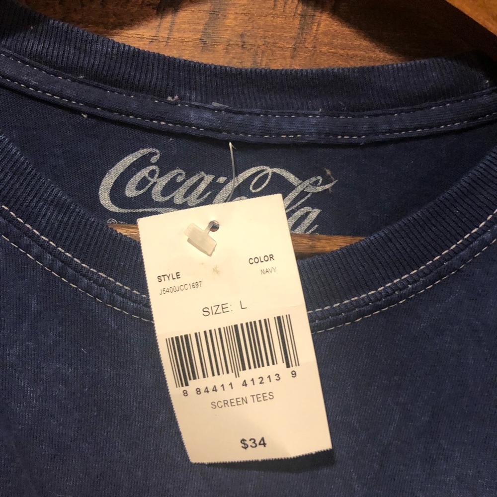 NWT Coco cola long sleeve crop top size Large - Picture 3 of 8